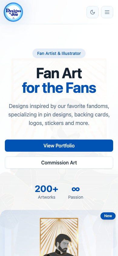 Designs by Joe mobile